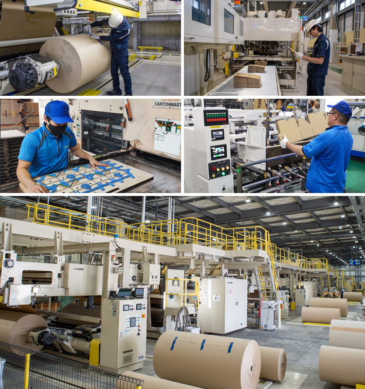 美鈴紙業の工場設備　イメージ